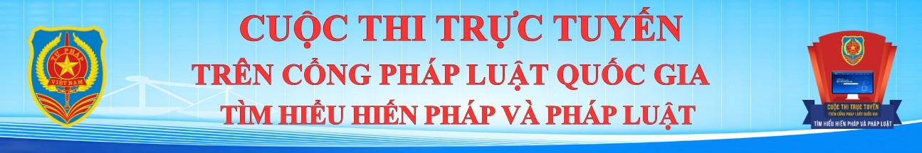 Hưởng ứng cuộc thi tìm hiểu hiến pháp và pháp luật